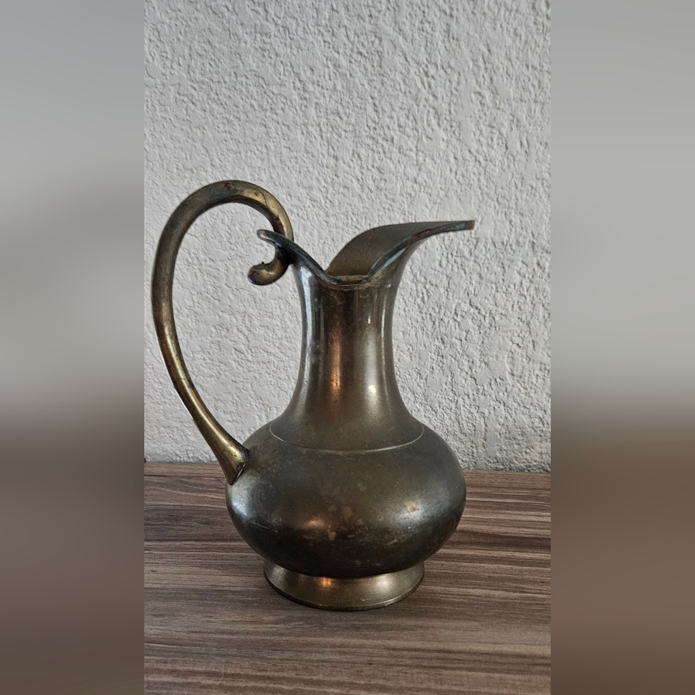 Vintage Brass Pitcher